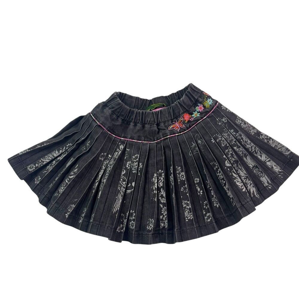 Oilily embroidered mini skirt Girls Toddler sz 4T
